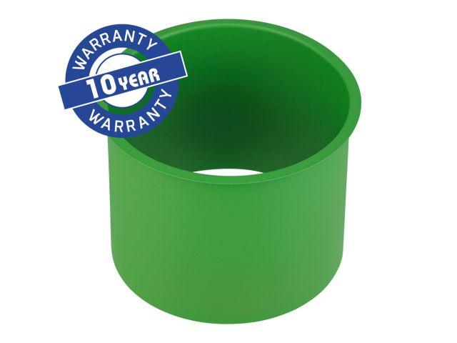 MERIDA STELLA GREEN LINE round countertop ring for a waste bin, green